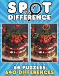Spot The Difference Book For Adults
